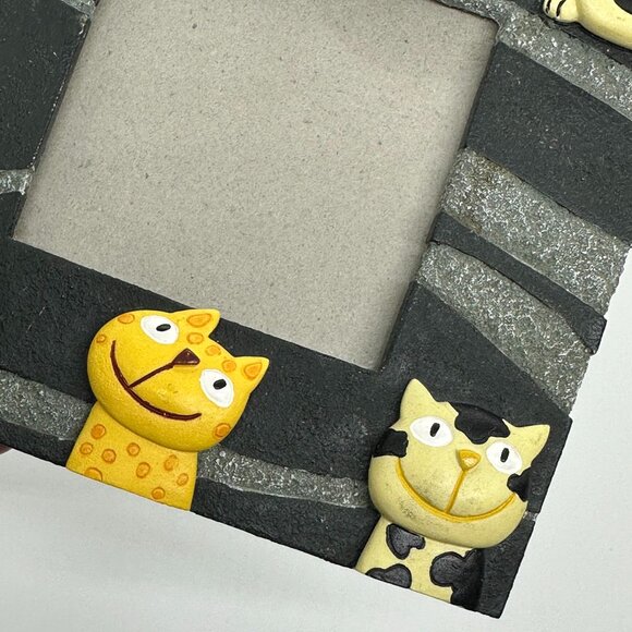 Cat Frame Kitschy Kitsch Kitten Photo Photography Derpy - Picture 4 of 4